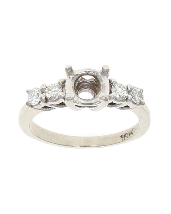Diamond Semi Mount and Guard Ring Set