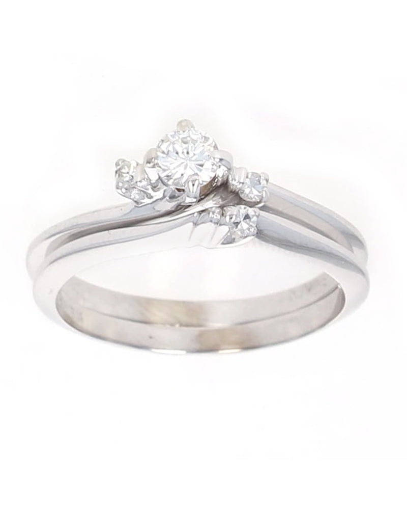 Diamond Engagement and Wedding Ring Set