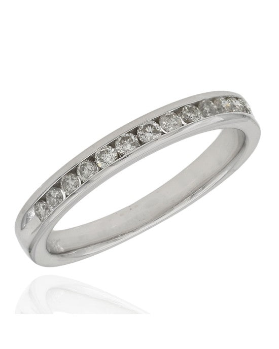 Channel Set Diamond Band