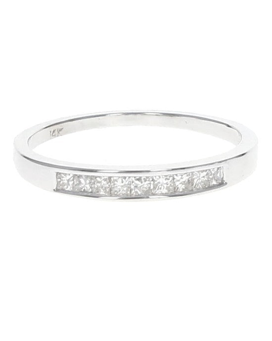 Princess Diamond Ring in White Gold