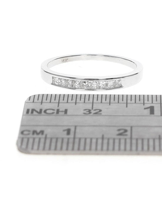 Princess Diamond Ring in White Gold