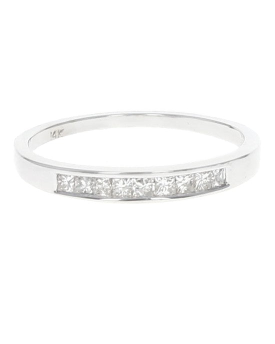 Princess Diamond Ring in White Gold