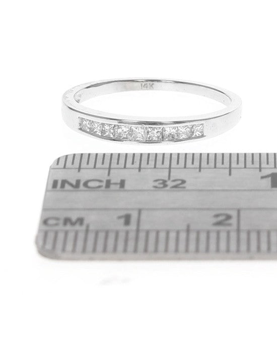 Princess Diamond Ring in White Gold