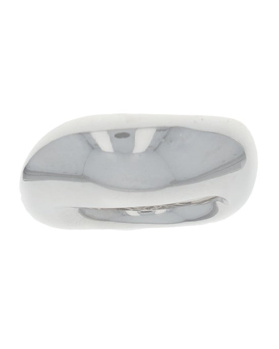 Mimi So Wave Dome Ring in White Gold