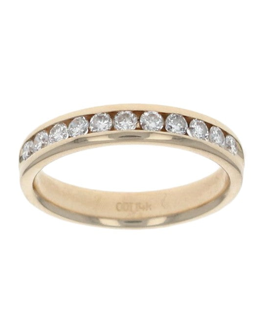 11 Stone Channel Set Diamond Band