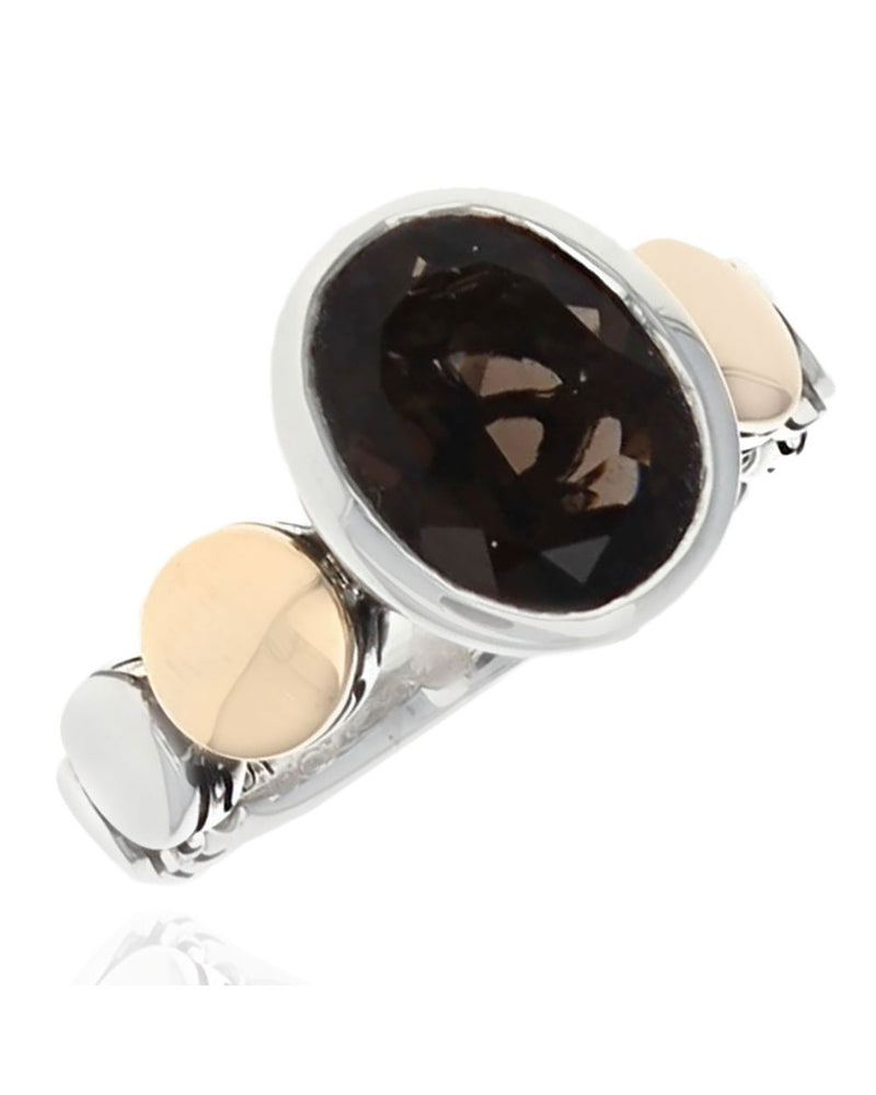 John Hardy Dot Smokey Quartz Ring