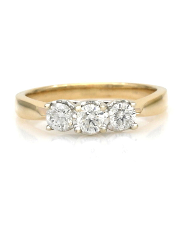 Three Stone Diamond Ring