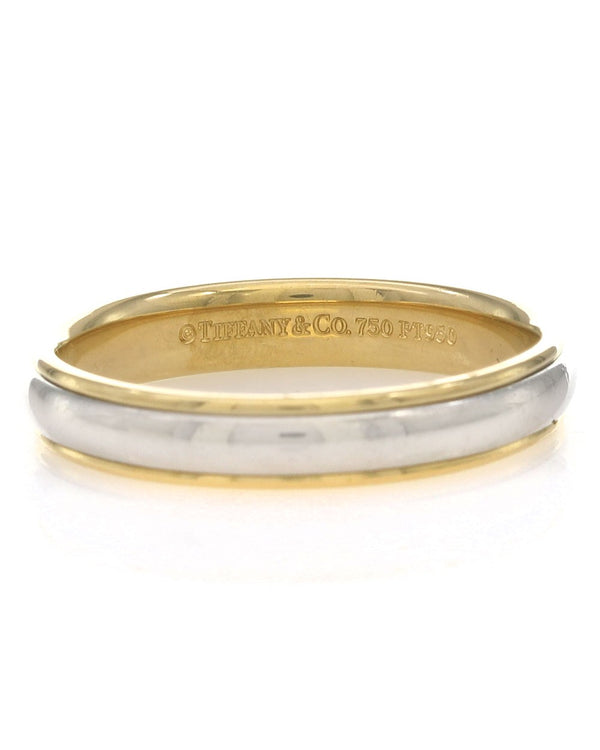 Tiffany & Co. Gentlemans Wedding Band in Gold and Platinum