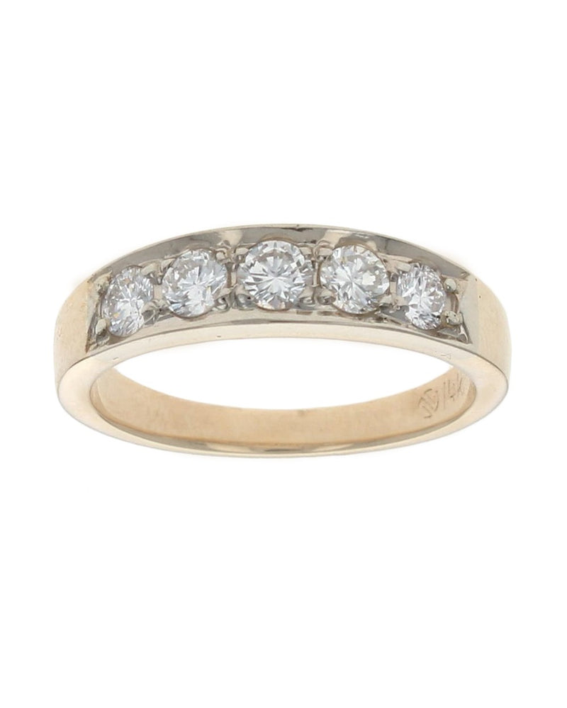 5 Stone Diamond Band