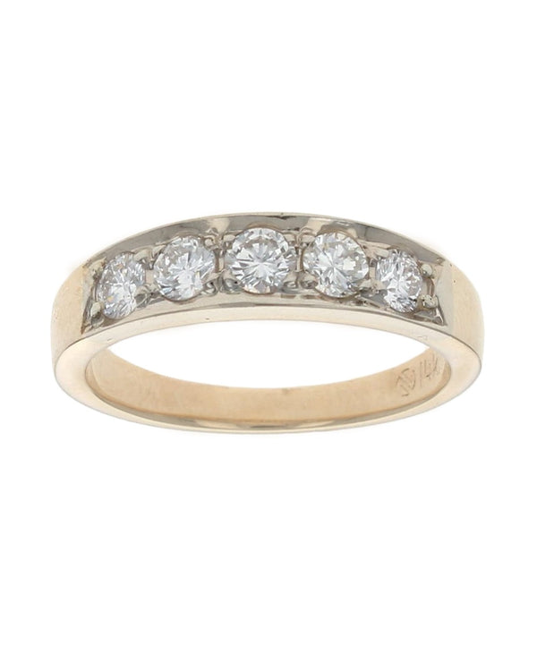 5 Stone Diamond Band