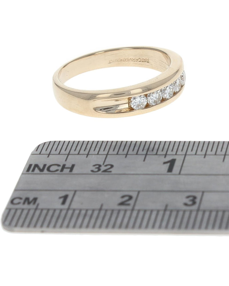 Gentlemans 5 Stone Diamond Band