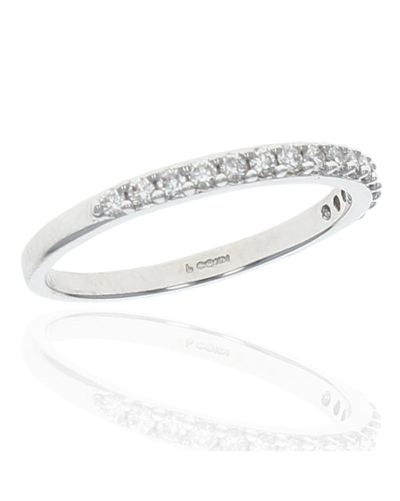 Shared Prong Thin Diamond Band