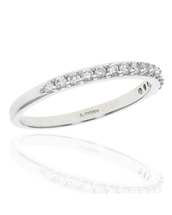 Shared Prong Thin Diamond Band