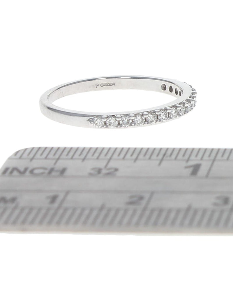 Shared Prong Thin Diamond Band