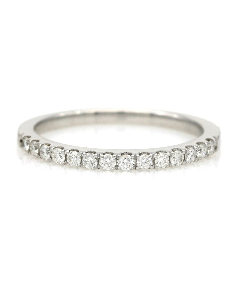 Diamond Thin Band in White Gold