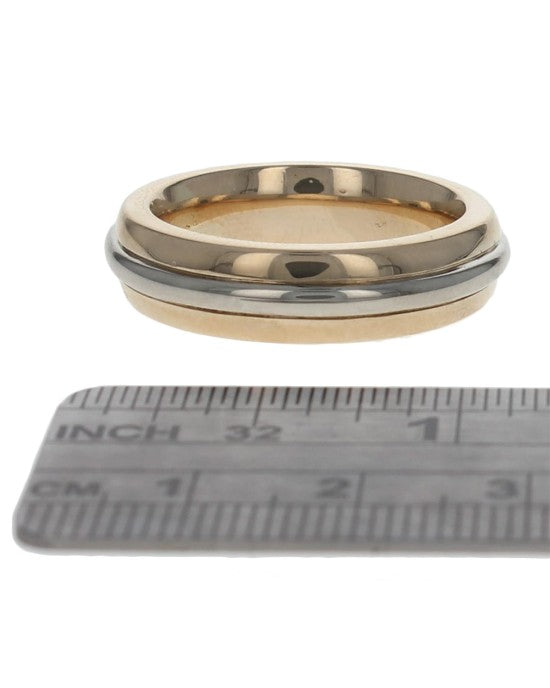 Gentlemans 2 Tone Ring in Ring Comfort Band