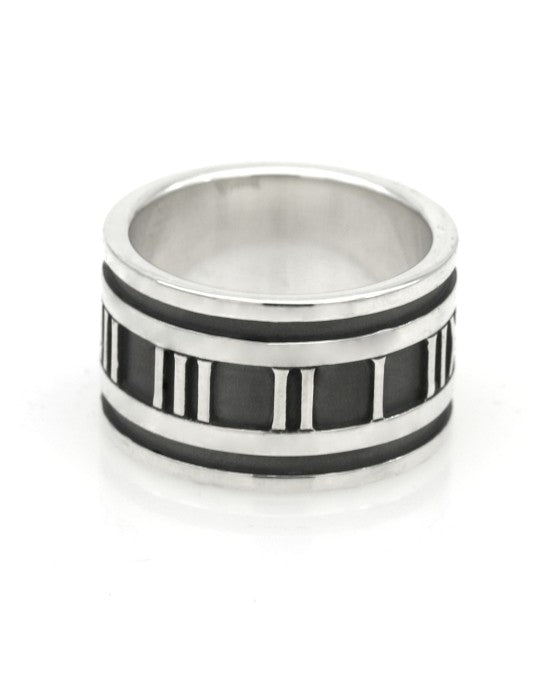 Tiffany & Co. Atlas Oxidized Band in Silver