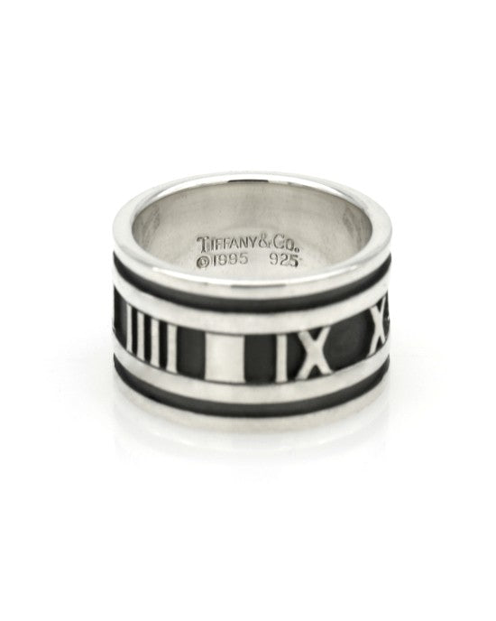 Tiffany & Co. Atlas Oxidized Band in Silver