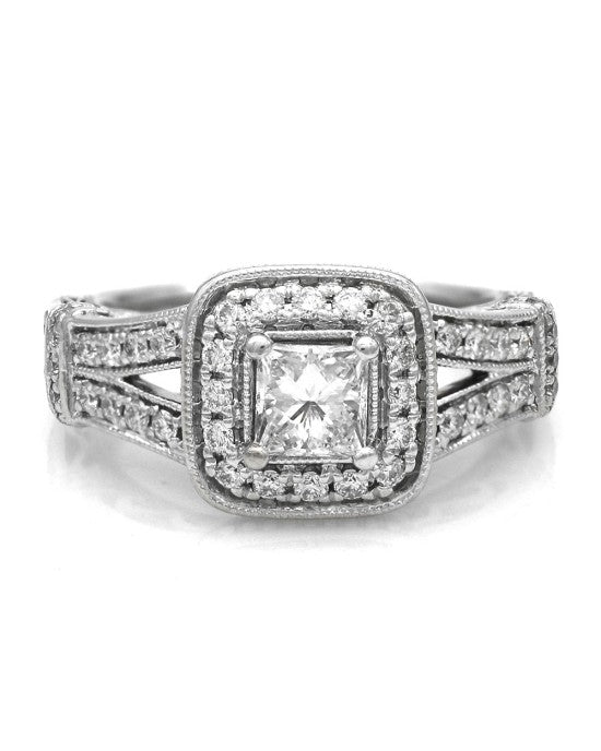 Vera Wang Love Collection Princess Diamond Engagement Ring