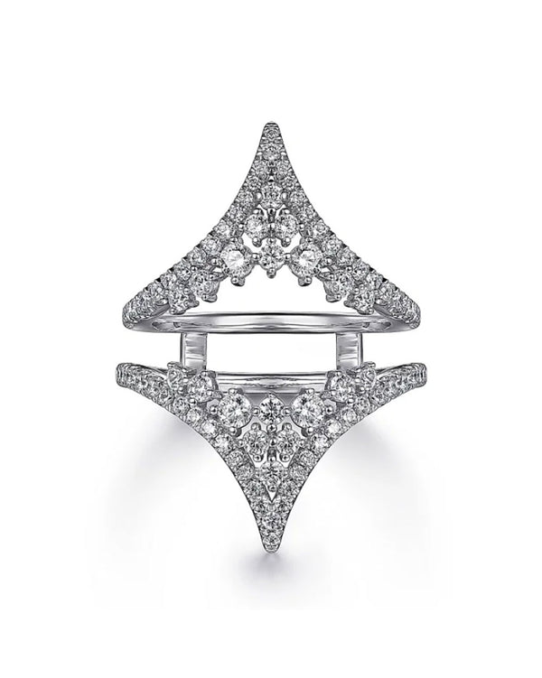 Gabriel & Co. Kaslique Collection Diamond Ring Enhancer