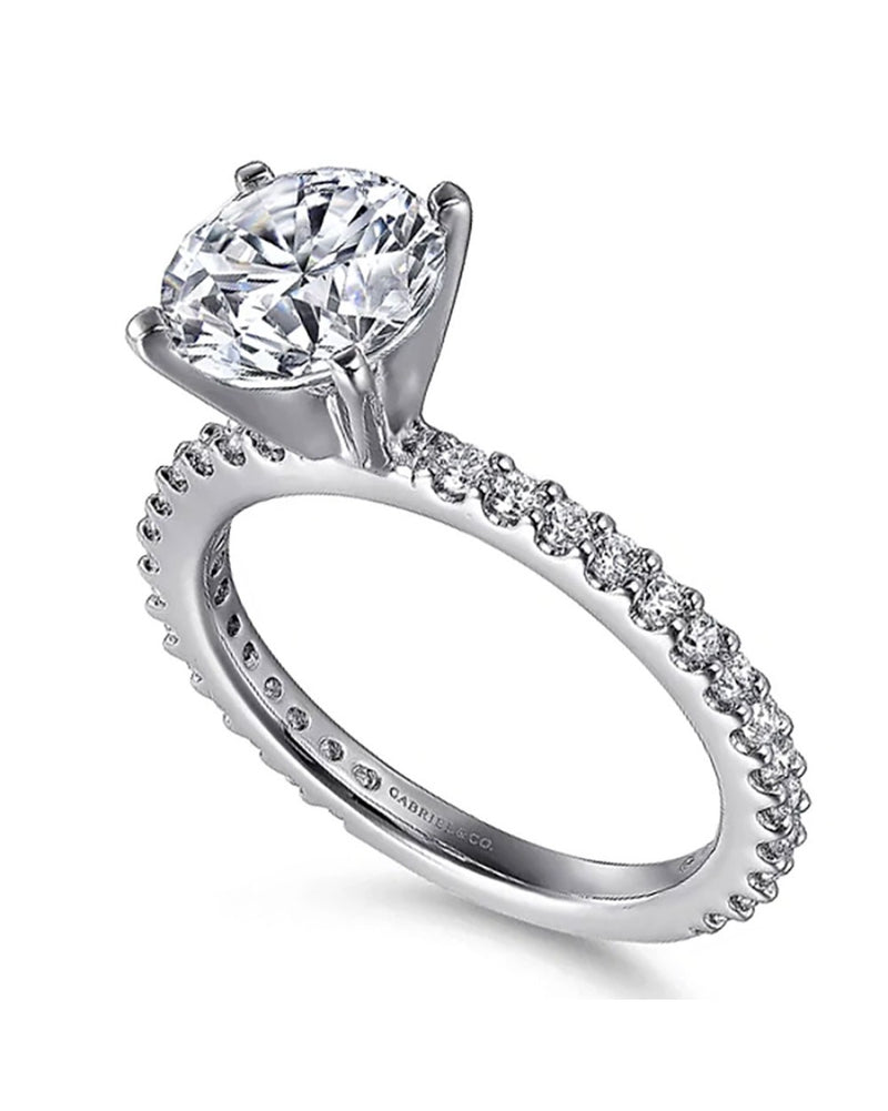 Gabriel & Co. Classic Collection Diamond Engagement Ring