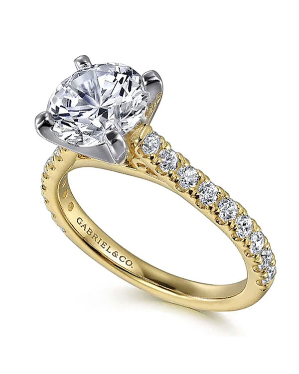 Gabriel & Co. Classic Collection Diamond Engagement Ring