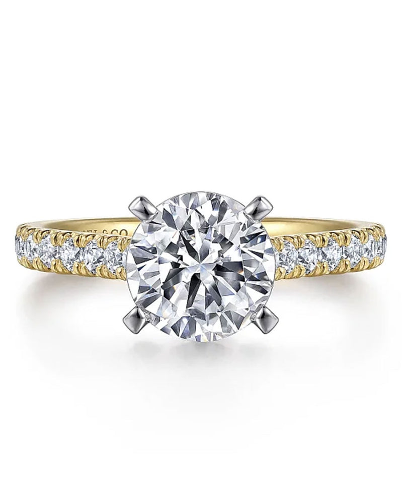 Gabriel & Co. Classic Collection Diamond Engagement Ring