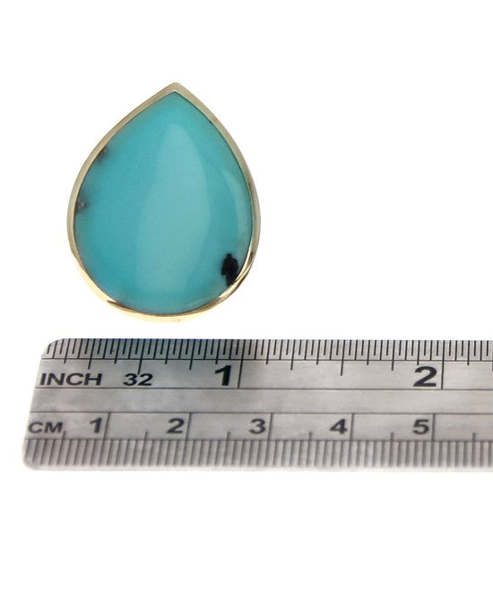 Ippolita Rock Candy Turquoise Ring in Yellow Gold