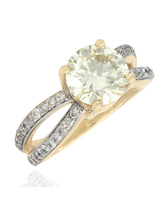 2.60ct Round Brilliant Cut Diamond Solitaire Ring