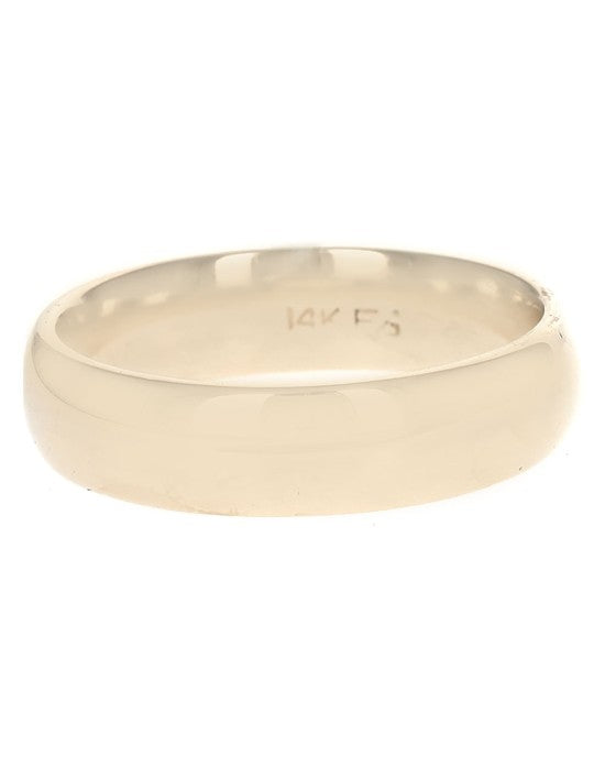 Gentlemen's Comfort Wedding Band in Yellow Gold