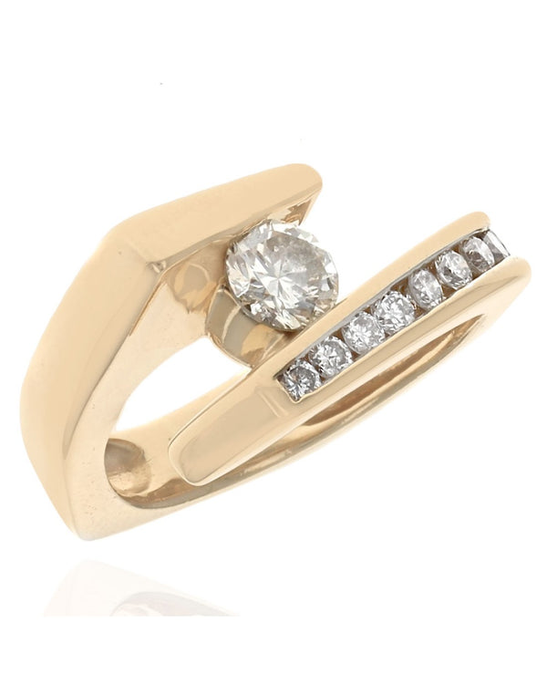 Diamond Fashion Ring in Yellow Gold