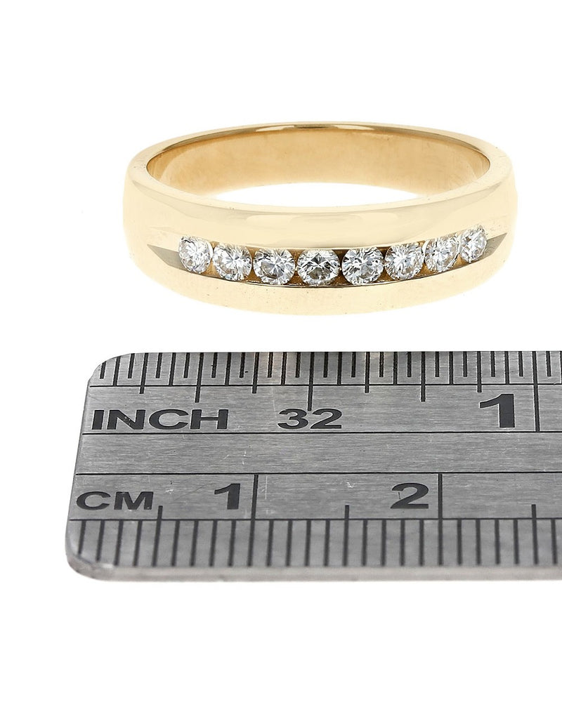 Gentlemen's Diamond Ring in Yellow Gold