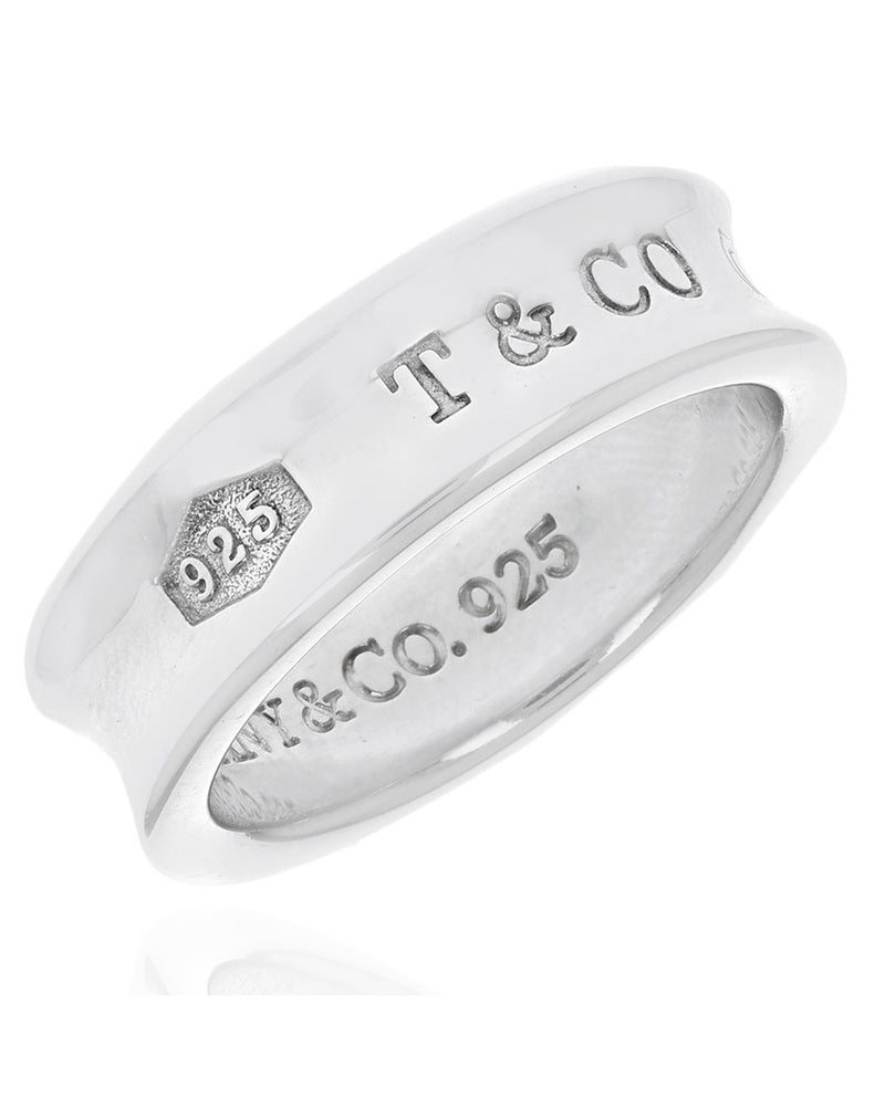 1837 Concave Band in Sterling Silver