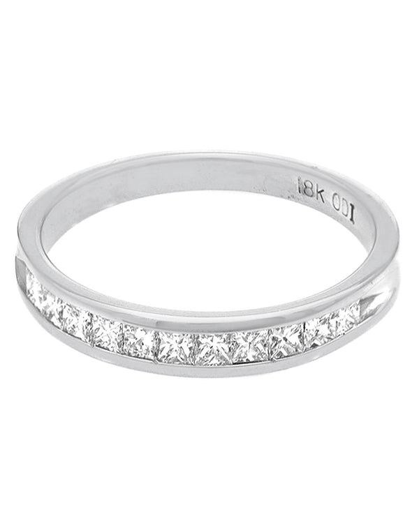 Princess Diamond Band in Gold