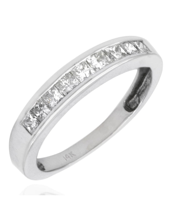 Princess Diamond Band Ring