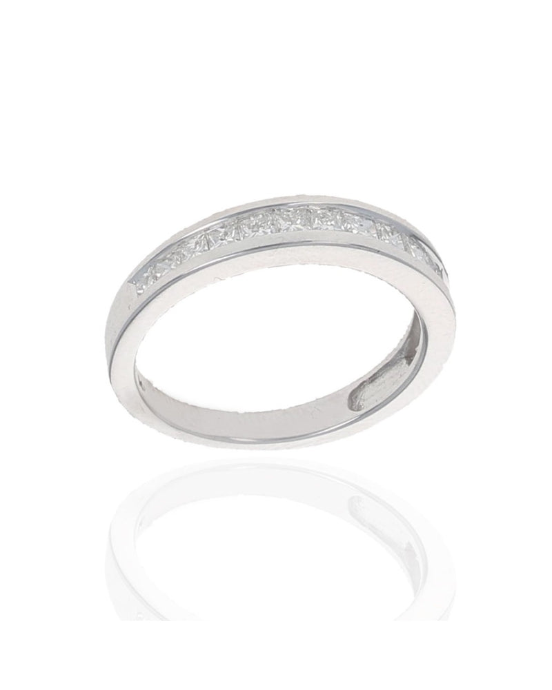 Diamond Wedding Band in White Gold