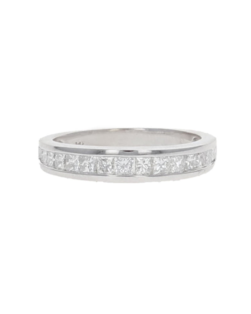 Diamond Wedding Band in White Gold