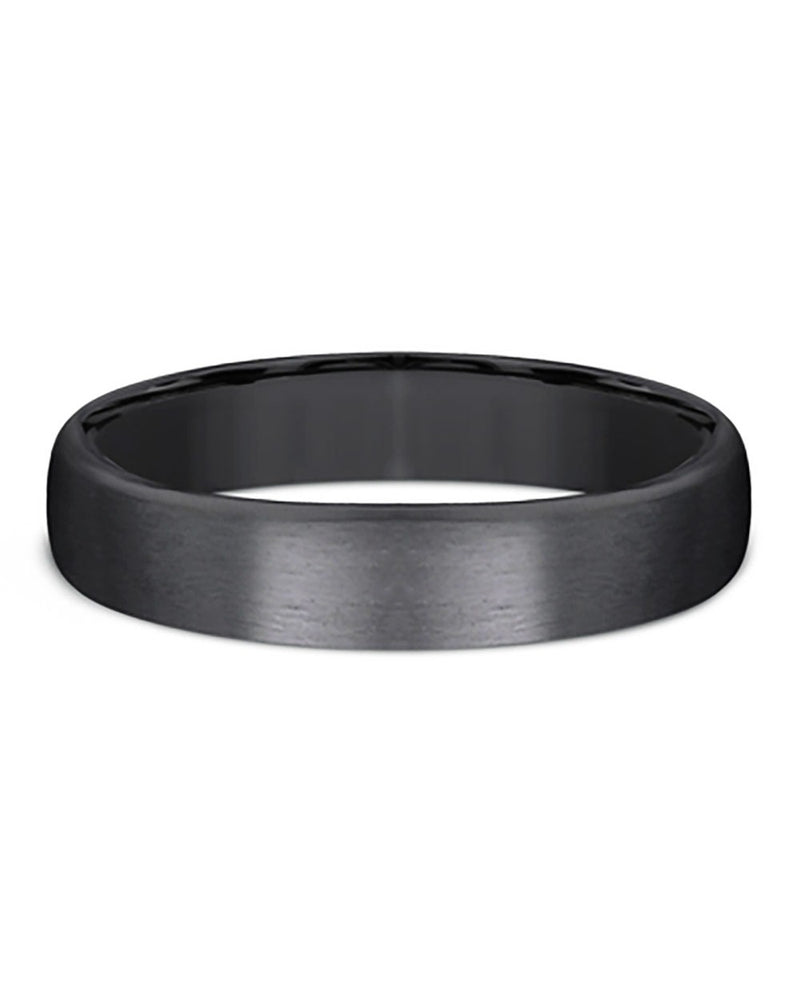 Gentlemen's Comfort Fit Band in Darkened Tantalum