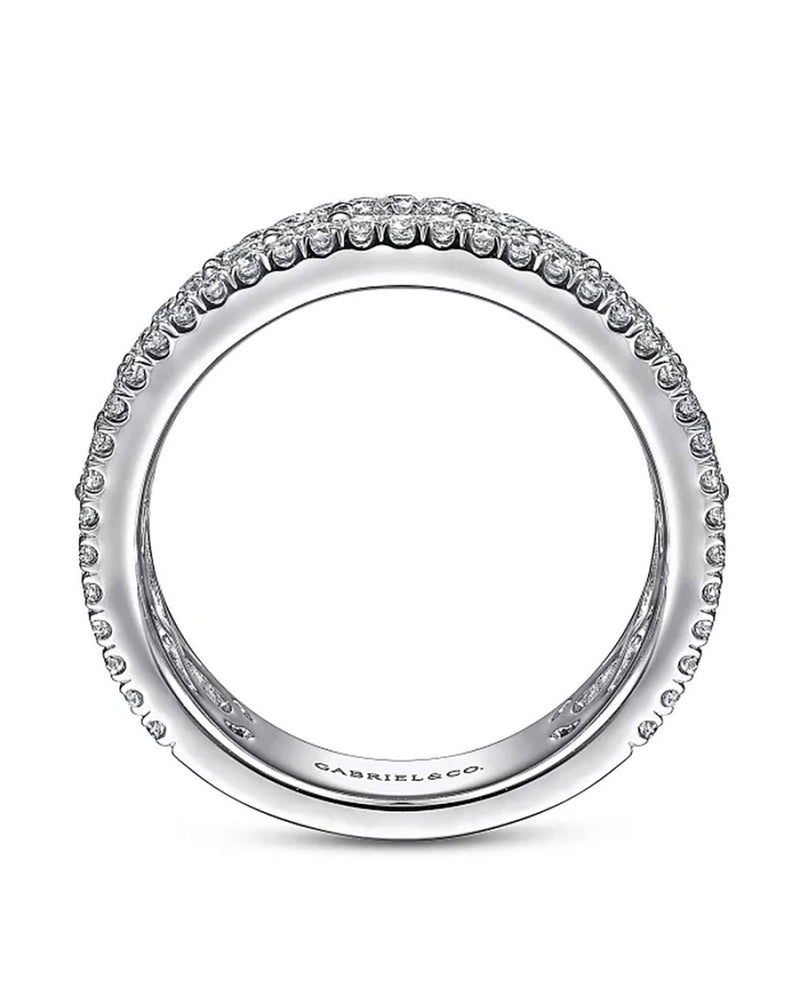 Gabriel & Co. Contemporary Collection Diamond Anniversary Band