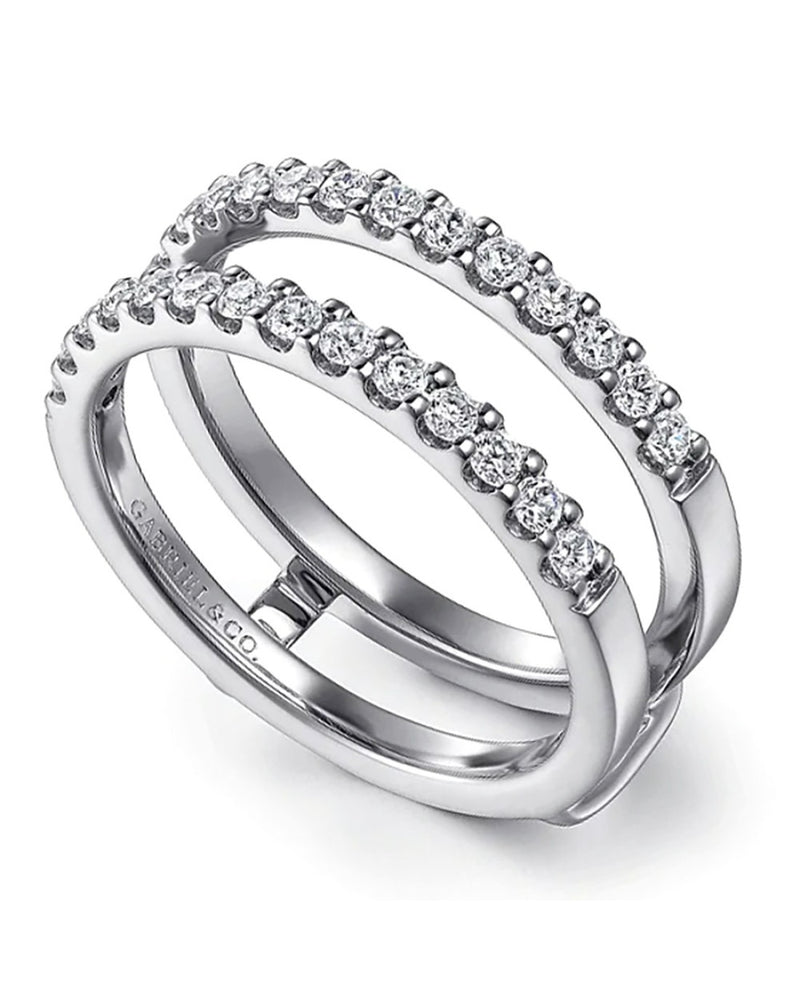 Gabriel & Co. Classic Collection Diamond Enhancer Ring Guard