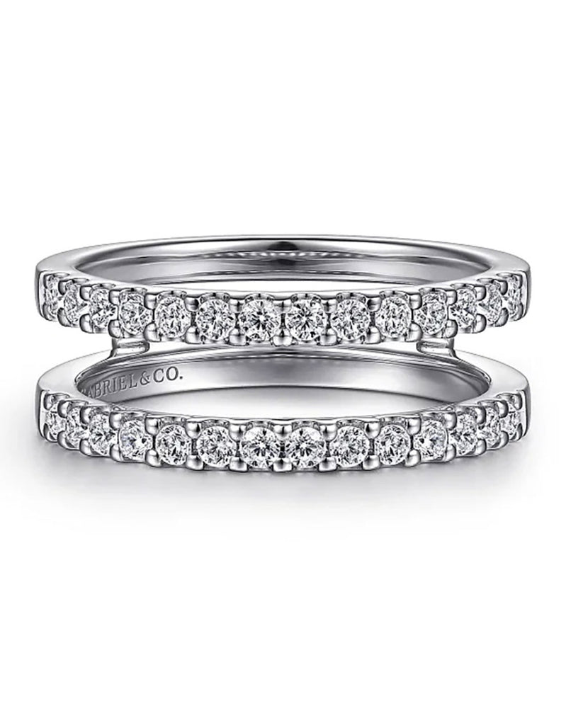 Gabriel & Co. Classic Collection Diamond Enhancer Ring Guard