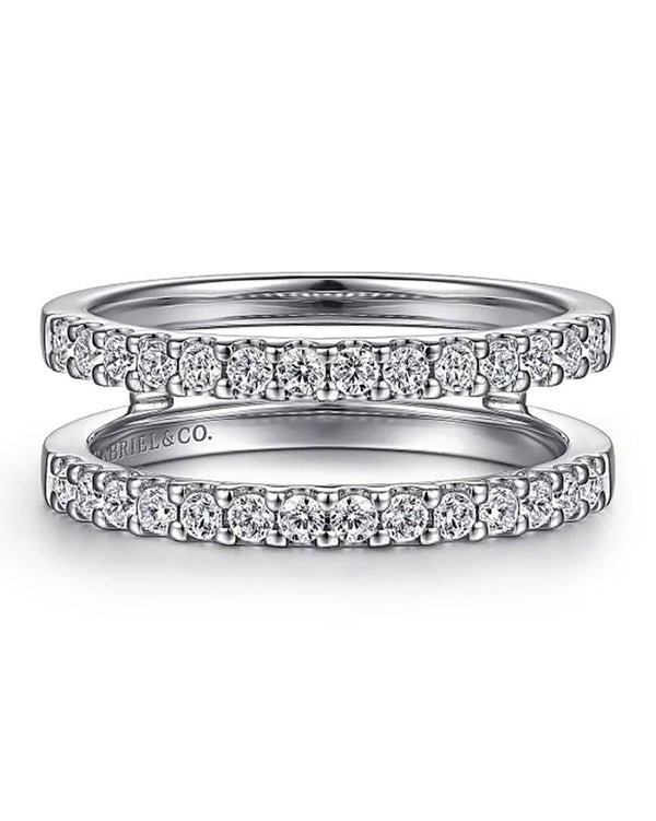 Gabriel & Co. Classic Collection Diamond Enhancer Ring Guard