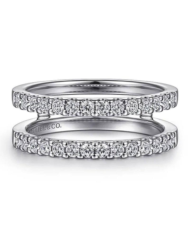 Gabriel & Co. Classic Collection Diamond Enhancer Ring Guard