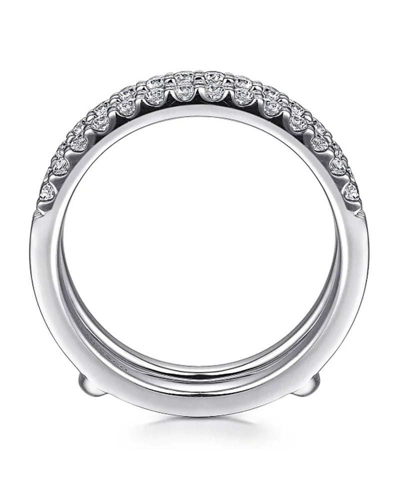 Gabriel & Co. Classic Collection Diamond Enhancer Ring Guard