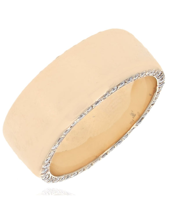 Gauthier Gentlemans Diamond Edged Band