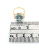 Aquamarine and Diamond Fashion Ring