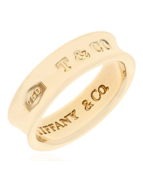 Tiffany & Co. 1837 Concave Band in Gold