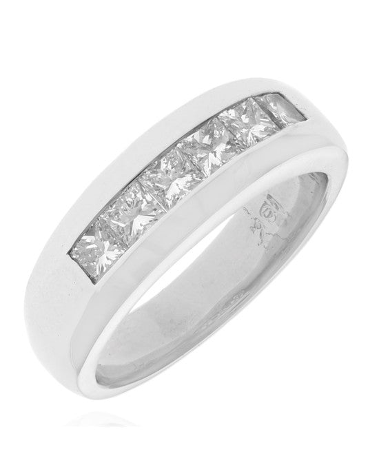 Princess Diamond Tapered Band