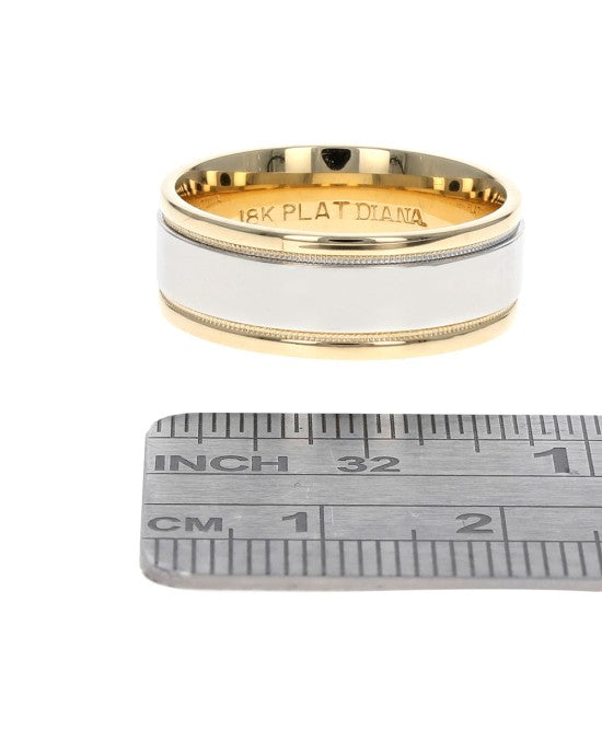 Diana Gentleman's Comfort Band in Gold and Platinum