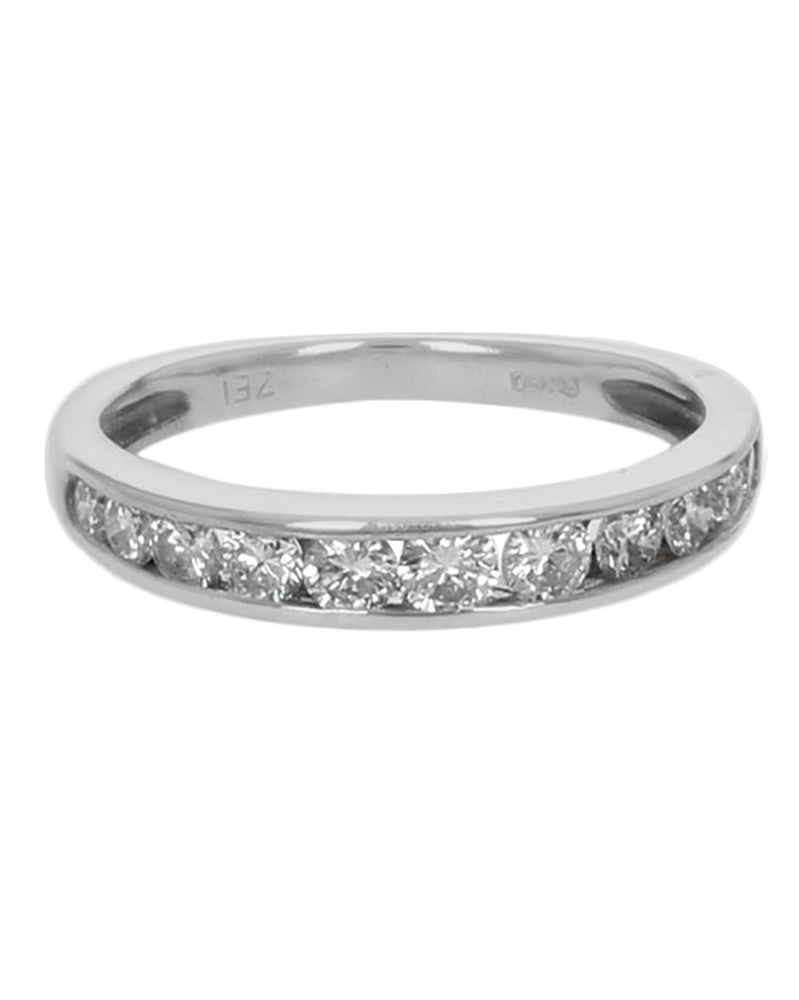 11 Stone Diamond Band in Platinum